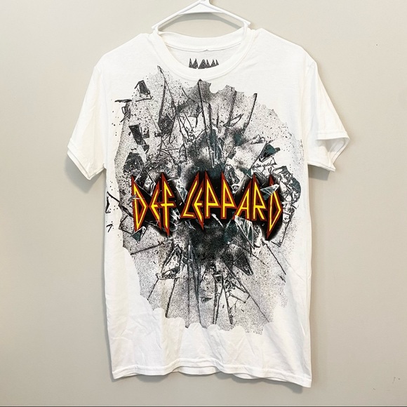 Other - DEF LEPPARD Retro Vintage Style Band Tee Tour S